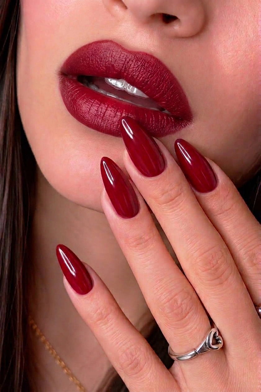 Cherry Red nails– der Klassiker mit Hochglanz