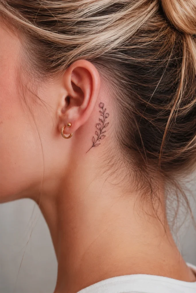 Warum das Tattoo hinter dem Ohr 2026 so beliebt ist
